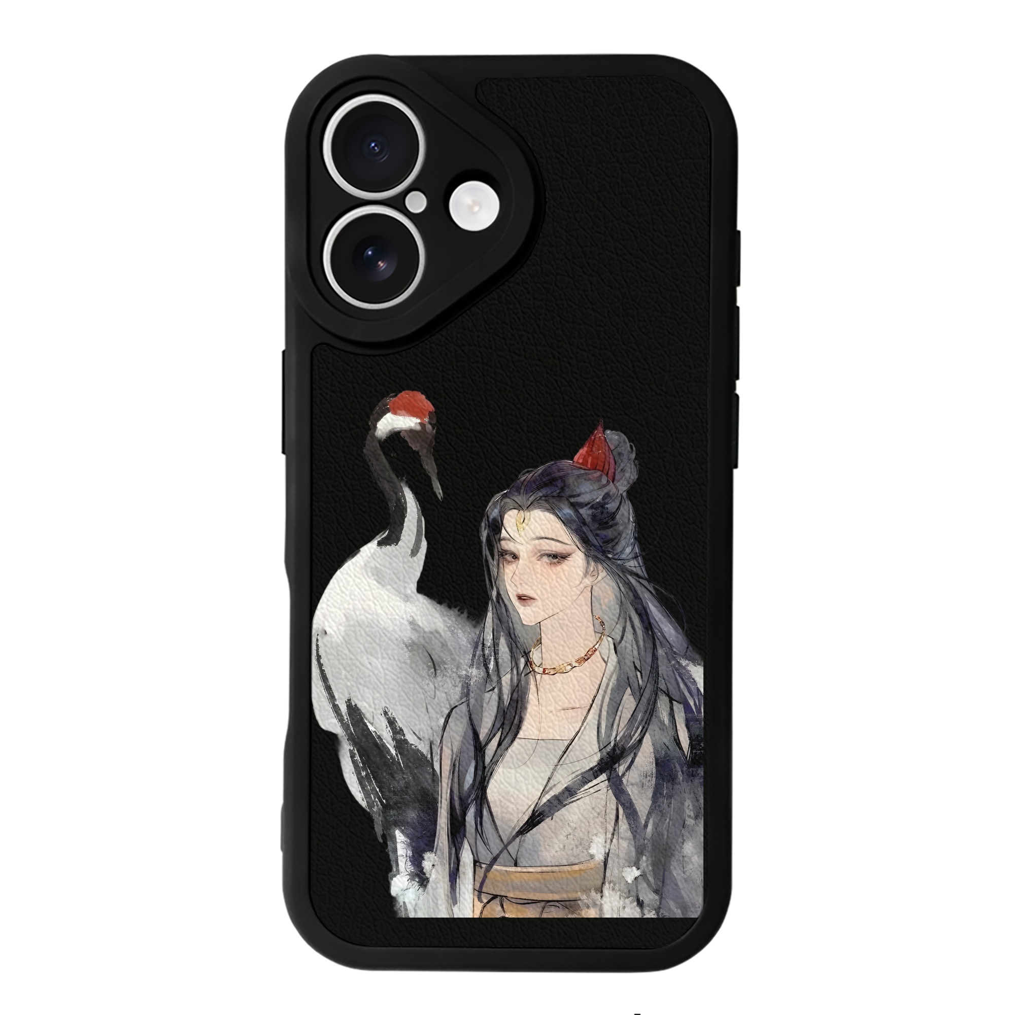（画像用） Ne Zha 2 ナタ 魔童の大暴れ 【iPhone 16シリーズ対応】シリコンスマホケース（レザー調） 材質：シリコン